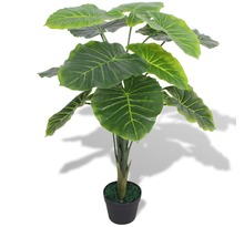 Vidaxl plante artificielle avec pot taro 85 cm vert