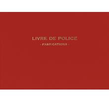 Registre Livre de police pour Bijoutiers - Fabrications - 21X30 200 P. - rouge ELVE
