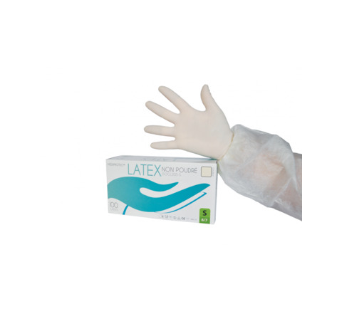 Boite 100 gants en Latex - Taille S - Médiprotec