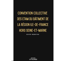 22/11/2021 dernière mise à jour. Convention collective des ETAM du bâtiment de la région Ile-de-France hors Seine-et-Marne