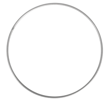 Armature abat-jour cercle ø 20 cm argent