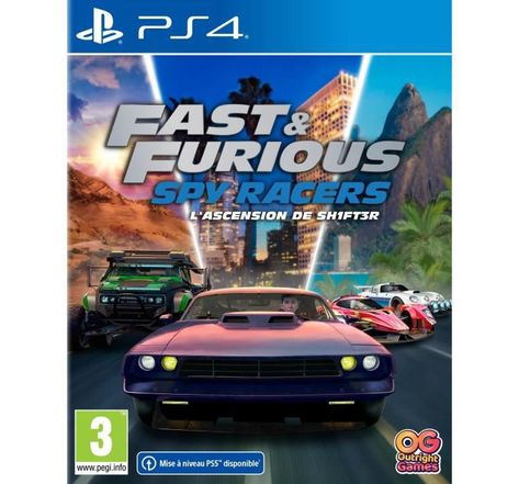 Fast & Furious : Spy Racer - L'ascension de Sh1ft3r Jeu PS4