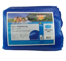 Summer fun couverture solaire de piscine d'été ovale 800x420cm pe bleu