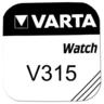 Pile oxyde argent pour montres V315 (SR67) 1,55 Volt VARTA