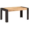 Vidaxl table de salle à manger 160x80x76 cm bois de manguier solide