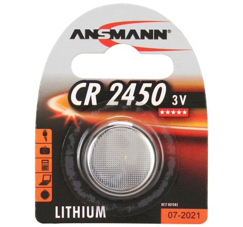 Ansmann pile bouton 3V Lithium CR2450 (5020112)