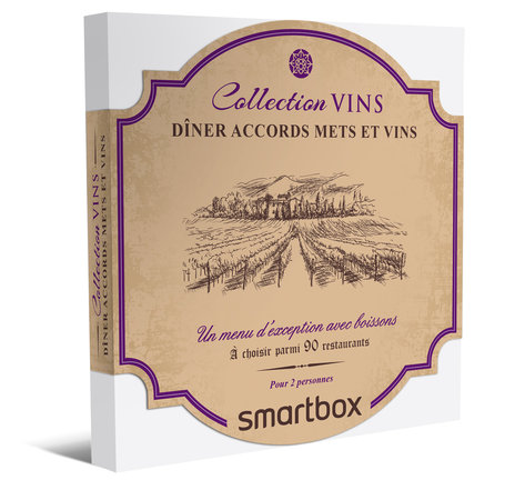 SMARTBOX - Coffret Cadeau Dîner accords mets et vins -  Gastronomie