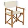 Vidaxl chaise pliable de metteur en scène bois de teck solide