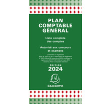 Plan Comptable Général Avec Couverture Plastique 17 5x9cm - X 10 - Exacompta